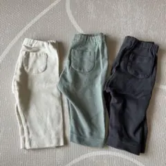 カノコ地ボトムス3色セット