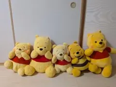 くまのプーさん ぬいぐるみ5点セット