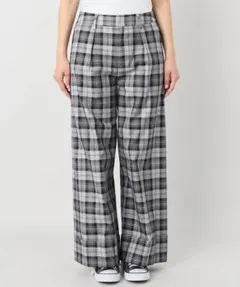 ジャーナルスタンダード チェックワイドパンツ