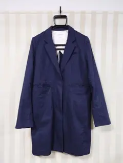 フェリシモ EmTROIS スプリングコート ネイビー
