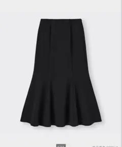 カットソーマーメイドロングスカート 黒　マーメイドスカート　ユニクロ　S