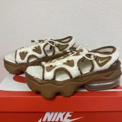 新品未使用　NIKE エアマックスココ　ファー　ボア　サンダル　25cm 茶