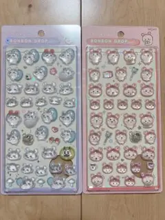 ボンボンドロップシール ちいかわ　モモンガ　古本屋　うるちゅるシール