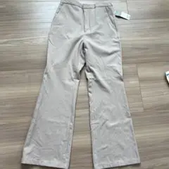 ベージュ ワイドパンツ Lサイズ