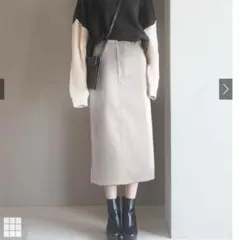 GRL タイトスカート　膝丈スカート