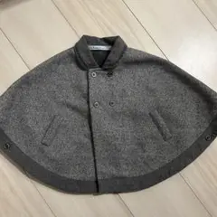 familiar グレー ポンチョ マント 60サイズ 90サイズ 80サイズ