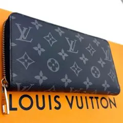 【現行 未使用に近い】ルイヴィトン モノグラム エクリプス ジッピーホリゾンタル LOUIS VUITTON（ルイ・ヴィトン） ジッピーウォレットホリゾンタル