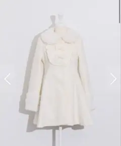 pium ビジューカラードーリーフレアコート　新品未使用 ビジューカラードーリーフレアコート – pium