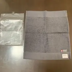 オルビス　今治タオル　ハンドタオル　チャコールグレー　抗菌防臭加工(新品未使用)
