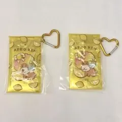 サンエックス カラビナ付きクリアポーチ アフロ犬