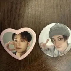 Straykids バンチャン 展示会 ランダム 缶バッチ 2種