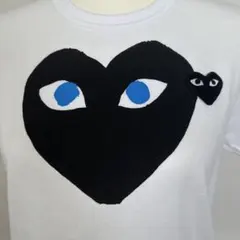 ★プレイコムデギャルソン★ 白半袖Tシャツ USED