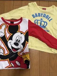 ベビードール/ロンT2枚セット　110cm