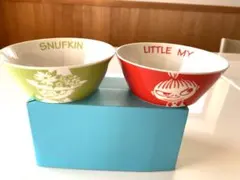 ムーミン スナフキン リトルミイ ボウル 2個セット