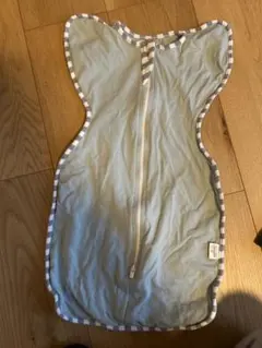 値下　水色 ベビースリーパー Sサイズ　おくるみ　スワドル