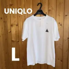 ユニクロロゴTシャツ　UNIQUE CLOTHING WAREHOUSE 白 L