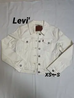 Levi's リーバイス オフホワイト デニムジャケット Gジャン XS 白