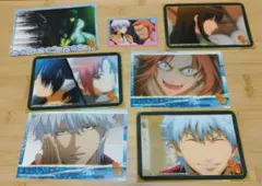 銀魂 紙類 J-WORLD 等 ポストカード・ステッカー 7点セット