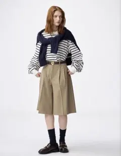 GU ジーユー レディース バミューダ ショートパンツ M