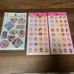 ディズニープリンセス　ウォーターシール　ストーンシールセット