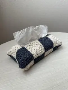 かぎ針編みティッシュケース