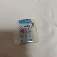 キーホルダー　タイルシール　エンジェルブルー　ガチャガチャ　平成女児 レア
