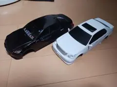 クラウンとセルシオ プラモデル (ジャンク)のサムネイル