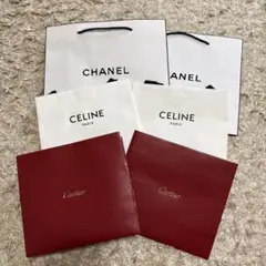 Chanel•Celine•Cartierショッパー