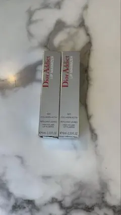 【新品未使用】2本/ディオール アディクト リップ マキシマイザー/001ピンク