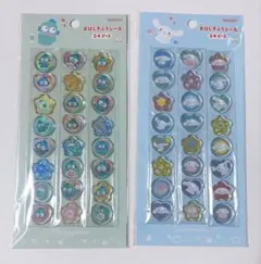 【新品未開封】正規品 サンリオ おはじきふうシール シナモロール・ハンギョドン