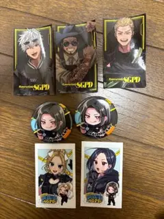 SGPDキャラクター ステッカー バッジ