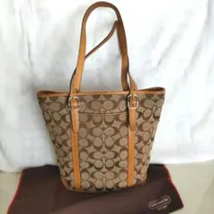 COACH ショルダーバッグ シグネチャー 6612 キャンバス レザー