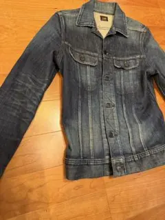 濃いデニムブルー デニムジャケット　Lee アメリカンラグシー