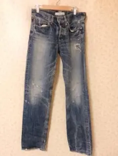 101537　DMG ジーンズ 　ダメージ加工　サイズS