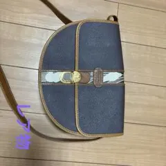 LEONARD PARIS ショルダーバッグ ブラウン系　イタリア製