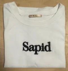 ems excite刺繍ロゴ クロップドTシャツ ホワイトのサムネイル