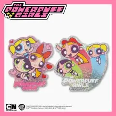 【新品・未使用】パワーパフガールズ×39マートコラボ ホログラム ステッカーＤ