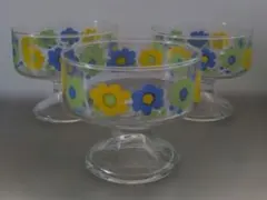 y*u様 花柄デザートカップ 3個セット