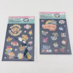 デニムファブリックステッカー　エンジェルブルー　セリア