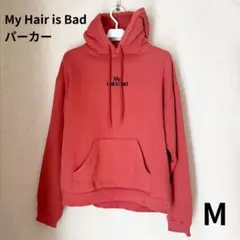 My Hair is Bad オレンジ フードパーカー
