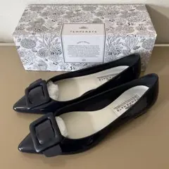 新品未使用　テンパレイト　レインシューズ　金子麻貴さんコラボ NINA ネイビー