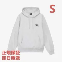 ❗️期間限定SALE❗️ステューシー ベーシック プルオーバーフーディ グレーS