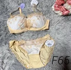 リリアージュココ サニーブーケ　ブラジャー＆ショーツ　セット　F65M オレンジのサムネイル