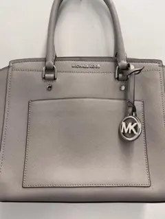 美品☆マイケルコース 2way ショルダーバッグ ハンドバッグ グレー 