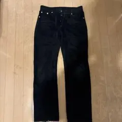 90'S UK製 Levi's/リーバイス 501-0185 後染め 黒 W30