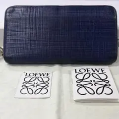 新品同様‼️ 現行　ロエベ　LOEWE 長財布　アナグラム　ラウンドファスナーのサムネイル