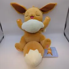 포켓몬 センターもっちりぬいぐるみ おやすみイーブイ Pokémon Sleep