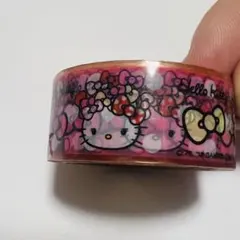 ハローキティ　デコレーションテープ　柄つきセロテープ