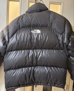 希少品90sセンターロゴ US規格ヌプシダウンジャケット