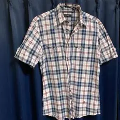 クリーニング済　バーバリーブラックレーベル　半袖シャツ